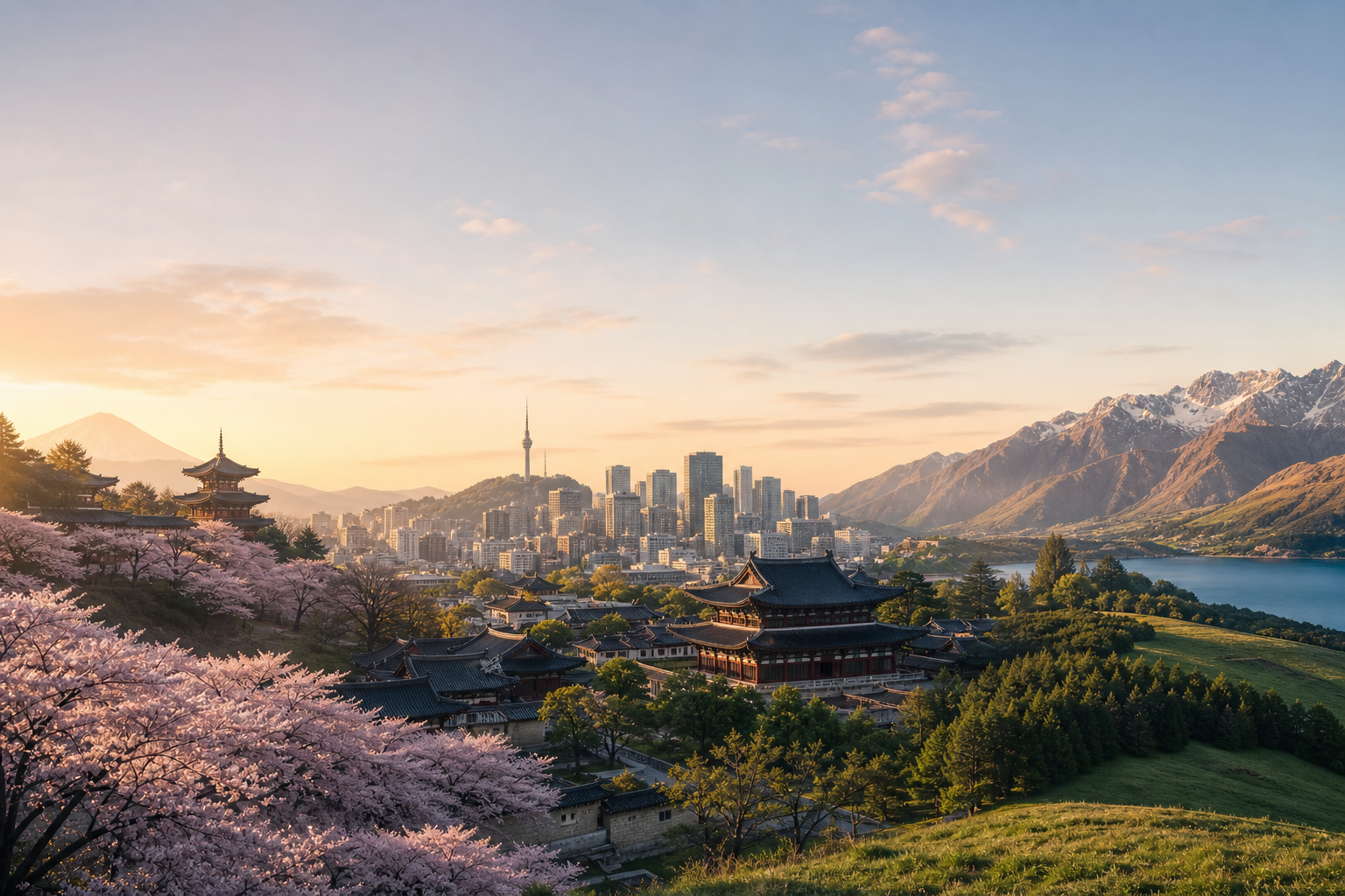AsiaPacific Landscape Featuring Japan South Korea and New Zealand